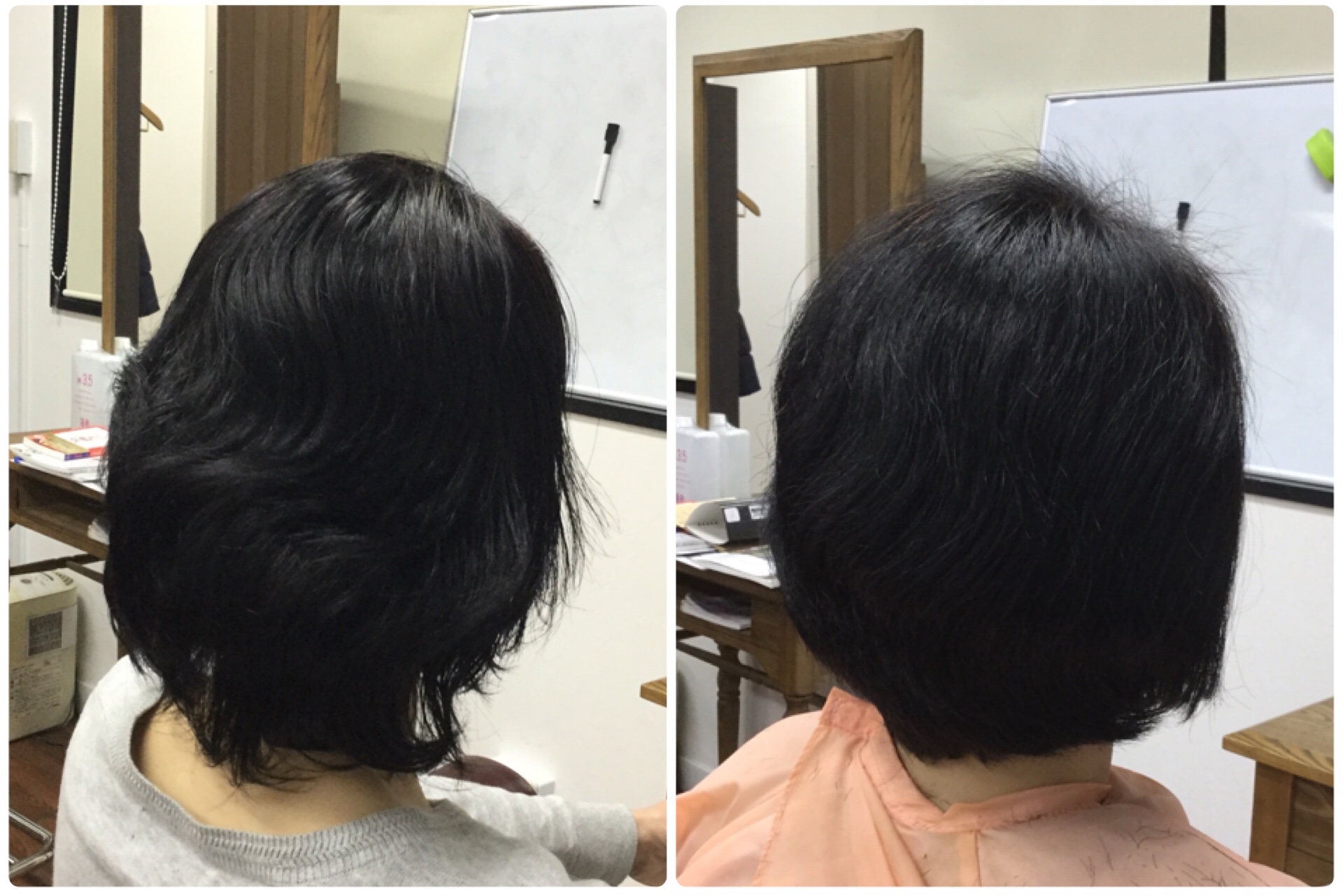 脱縮毛矯正でも再現性が高い高いヘアスタイルに髪を梳かないカット神戸くせ毛専門美容室アバディ